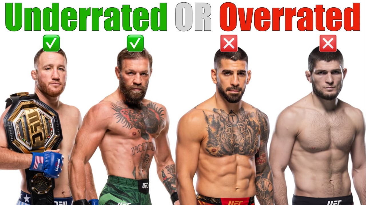 Рейтинг бойцов UFC по их переоцененности &mdash; Тир-лист