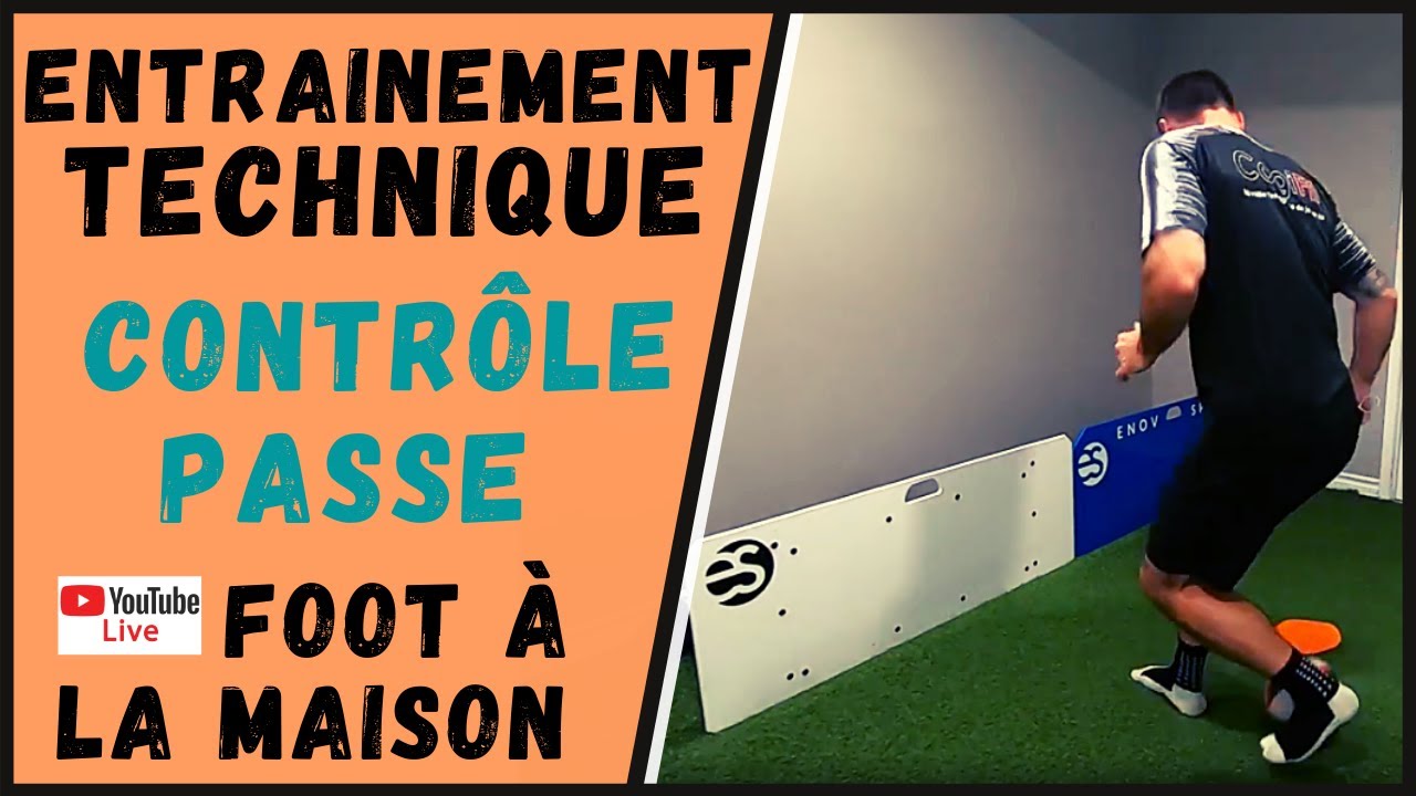 Entrainement FOOTBALL confinement | Passe au MUR niveau INTERMÉDIAIRE