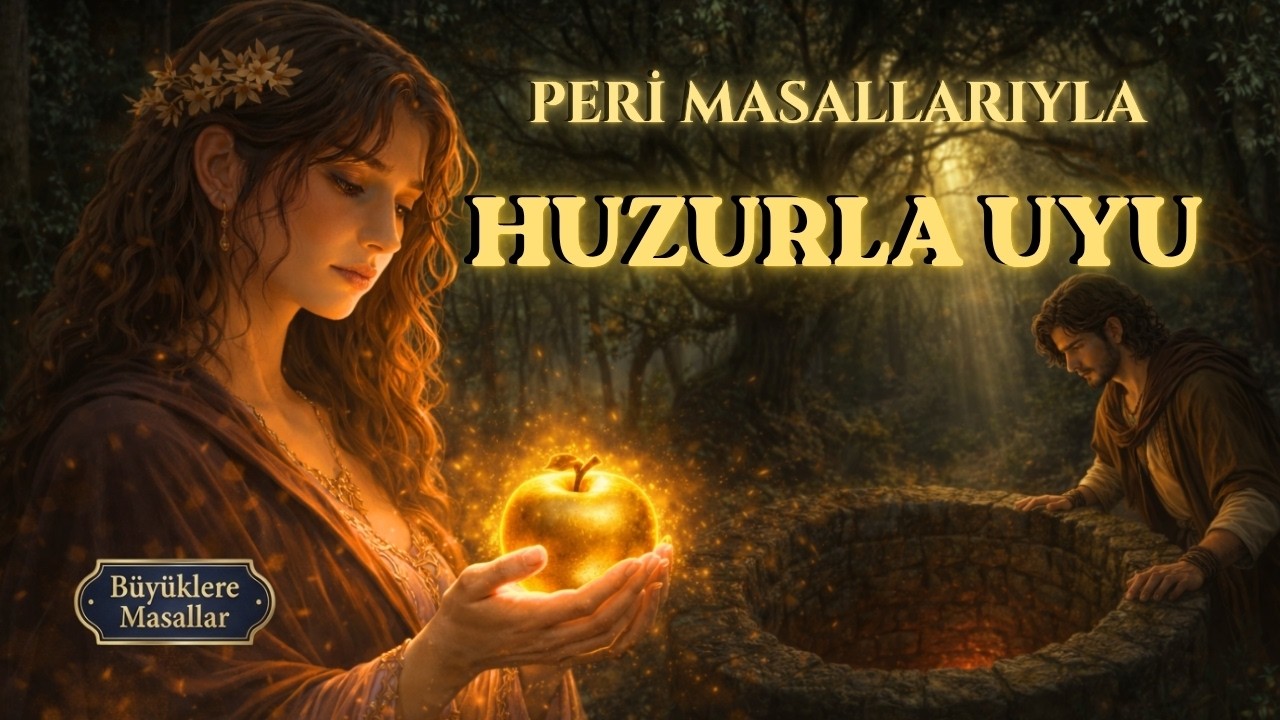 Kaf Dağı'nın Perisi ve Altın Elma | B&uuml;y&uuml;klere Masallar (Rahatlatıcı Masal Dinle - Kesintisiz Uyku)