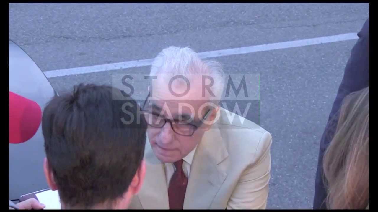 Martin Scorsese and Bryan Ferry having dinner at Tetou restaurant in Cannes