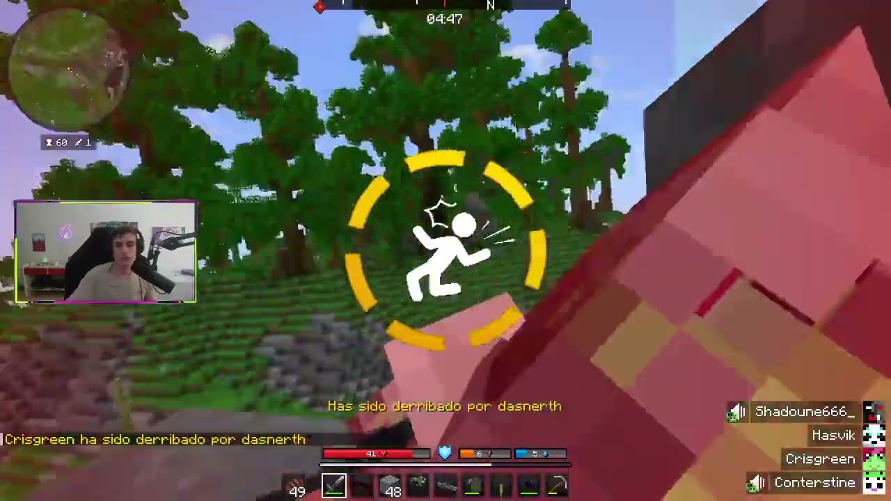 CRISGREEN MUERE por DASNERTH | DIA FINAL | HUNT and RUN MINECRAFT