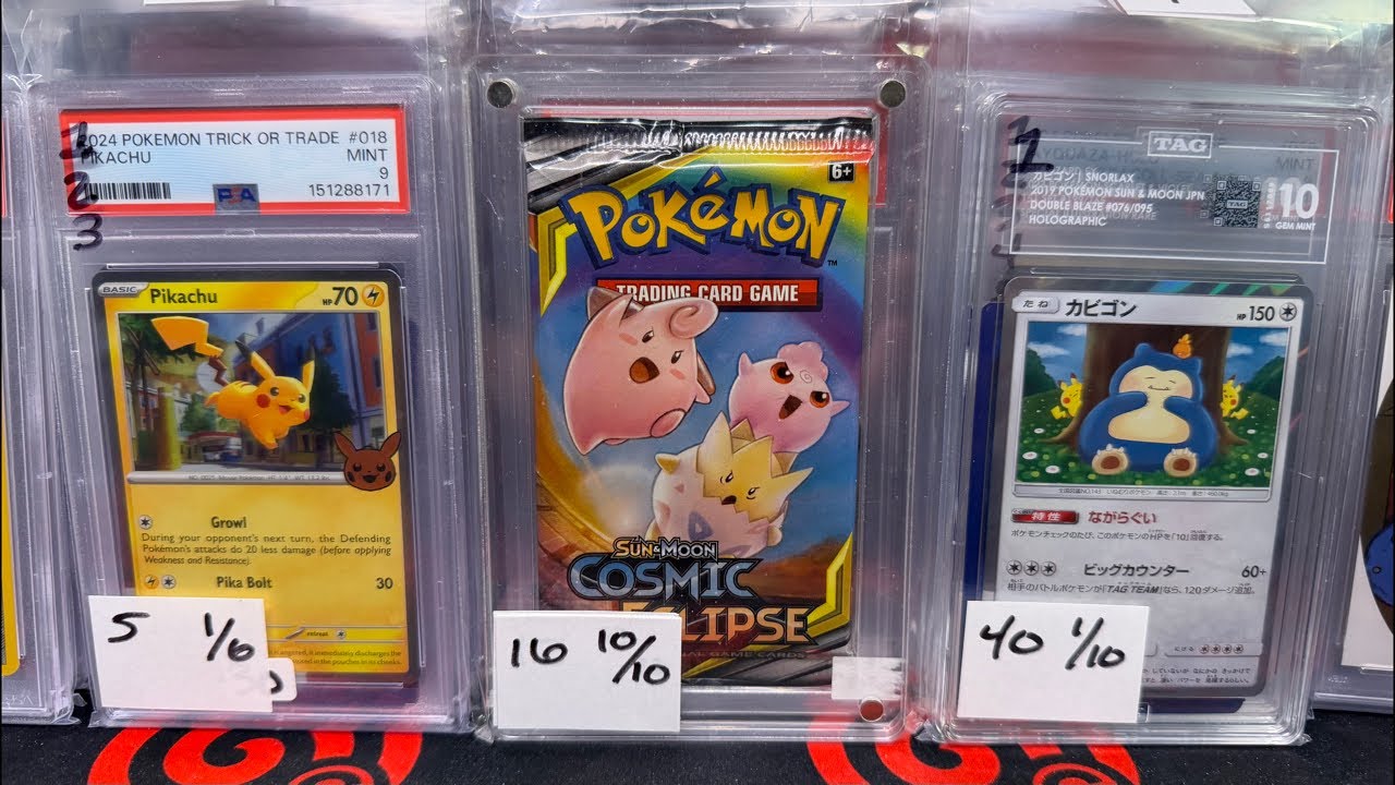 NEW COSMIC PACK SPLIT - NEW GYM BREAKS - PRICING UP PSA SLABS - GIVEAWAYS