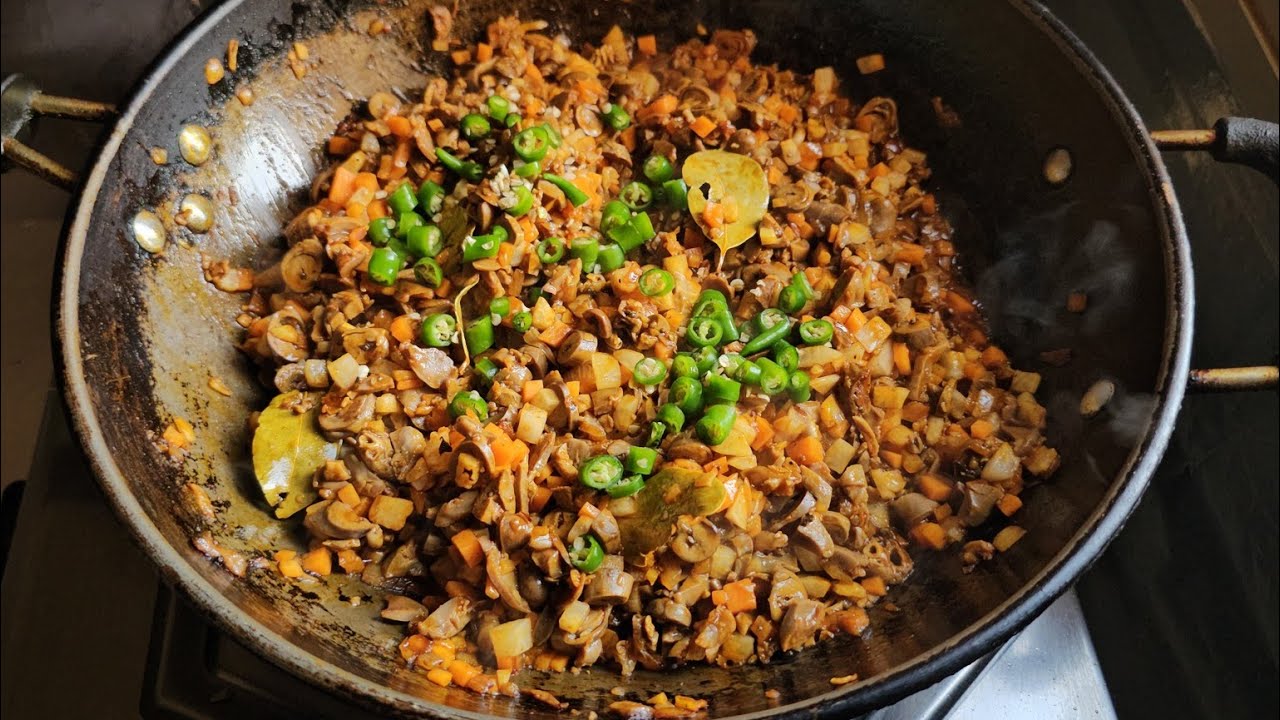 Chicken Bopis Recipe using Gizzard and chicken heart!