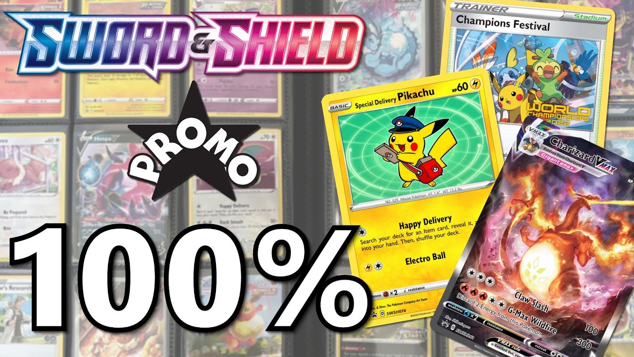 Pokémon TCG: 100% COMPLETE SWORD & SHIELD PROMO MASTER SET!