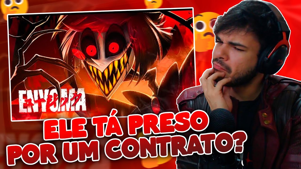 (É DIFERENTE DO QUE EU PENSAVA!) REACT Sinal Infernal | Alastor (Hazbin Hotel) | Enygma