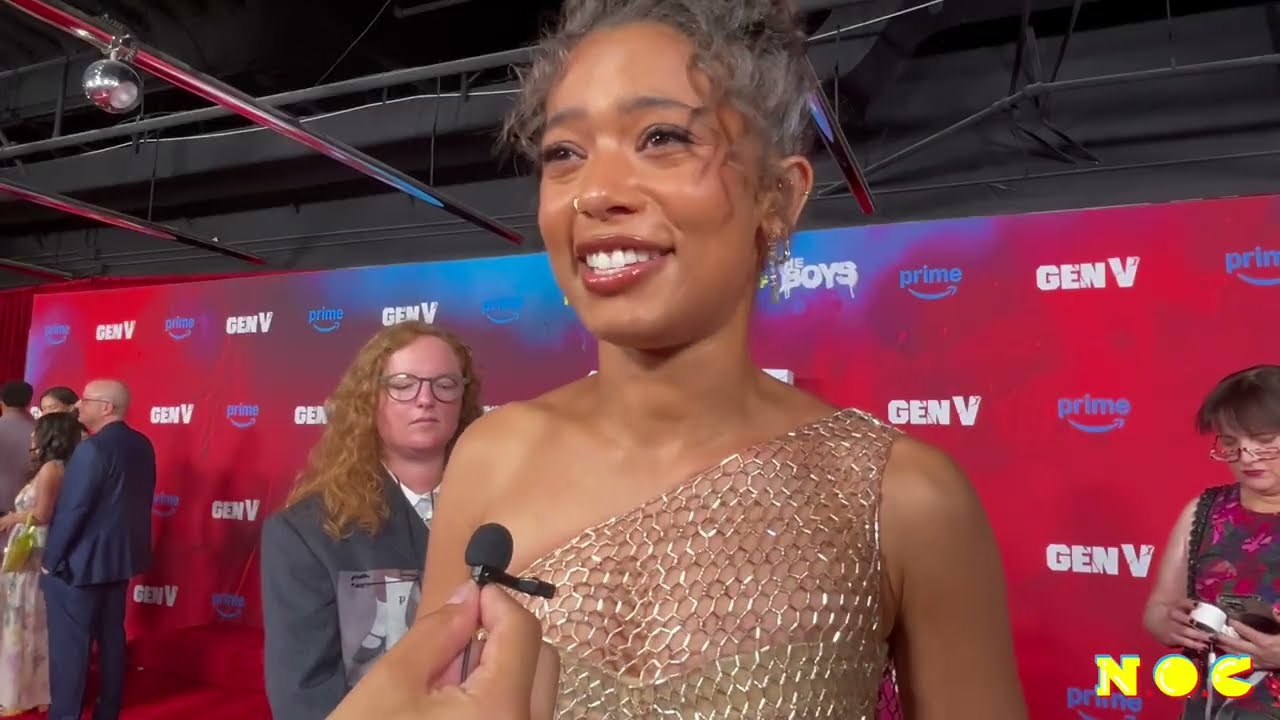On the Bloody Red Carpet with the Cast of 'Gen V'