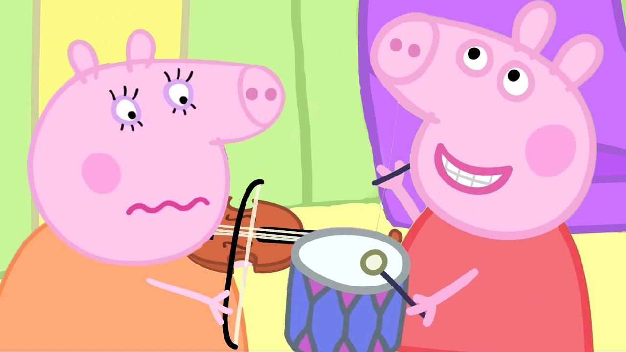 Peppa Pig lernt Musikinstrumente kennen | Peppa-Wutz Volle Episoden 🦖 Cartoons Für Kinder