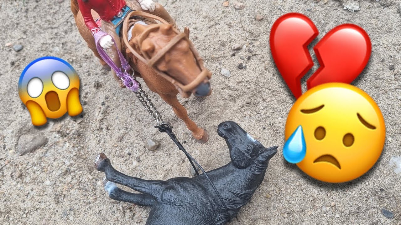Die traurige Geschichte eines Wildpferdes namens Mistral😱😥💔 Schleich Kurzfilm