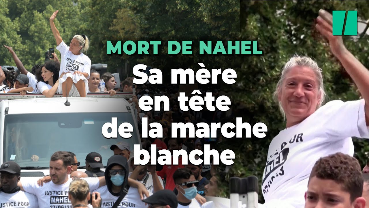 Marche blanche pour la mort de Nahel : sa mère en tête du cortège