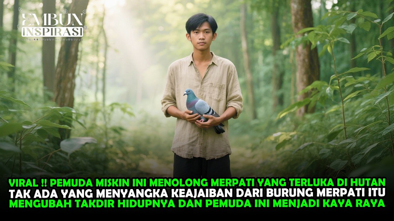 VIRAL !! PEMUDA PENJUAL REBUNG MENOLONG MERPATI YANG TERLUKA, SETELAH ITU HIDUPNYA BERUBAH DRASTIS