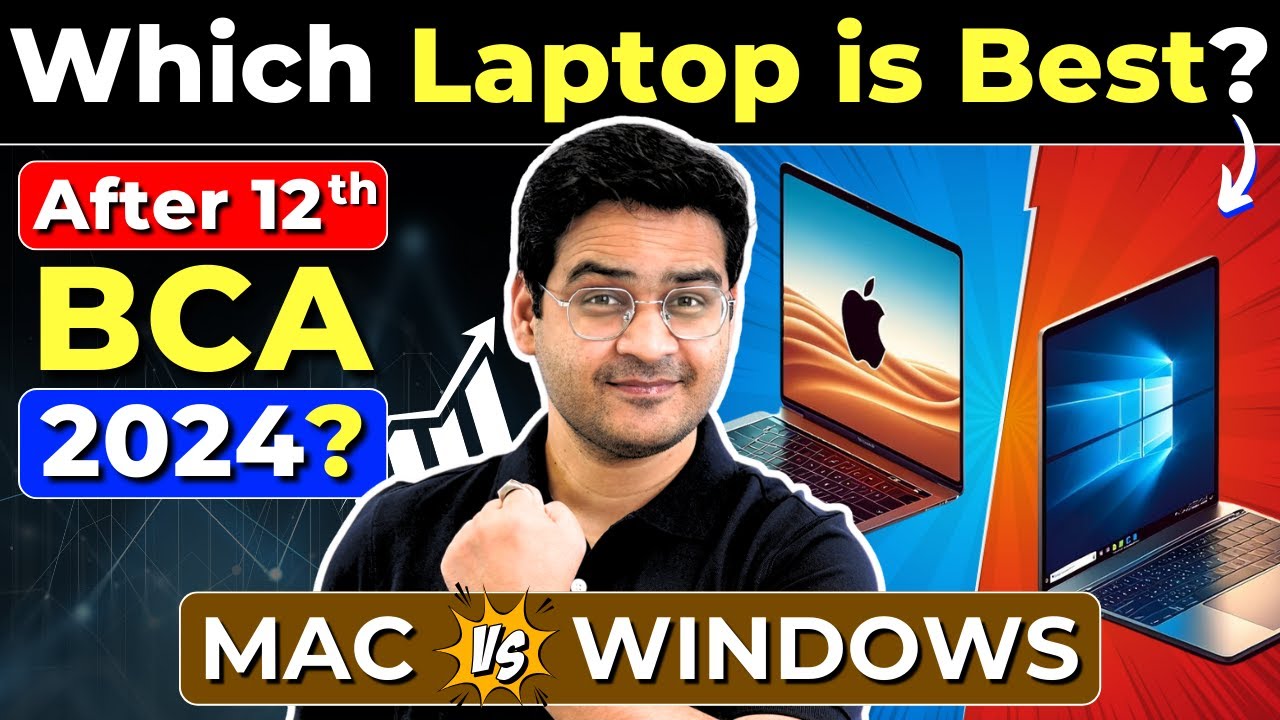 💥Best Laptop For BCA Students 💻Mac vs Windows?🤔macOS vs Windows 11 #bca #mac #windows #laptop #2024