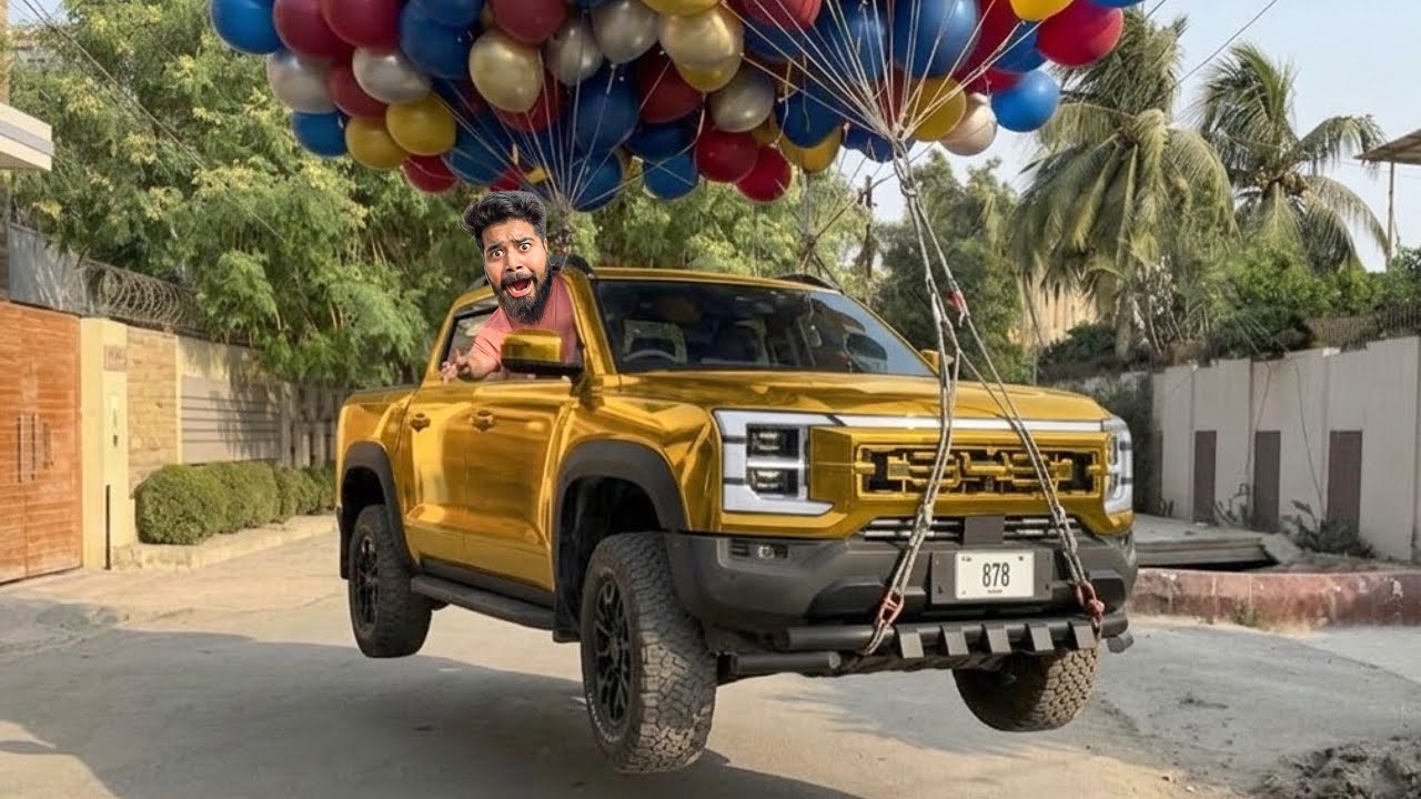 Flying My Most Expensive Car With Helium Tyres & THIS HAPPENED! 