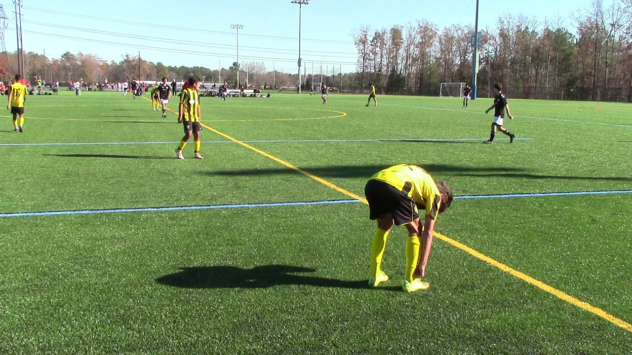CCL 2021 Winter Showcase Valor 04B Gold vs Charlotte Metro FC 04B Black 2