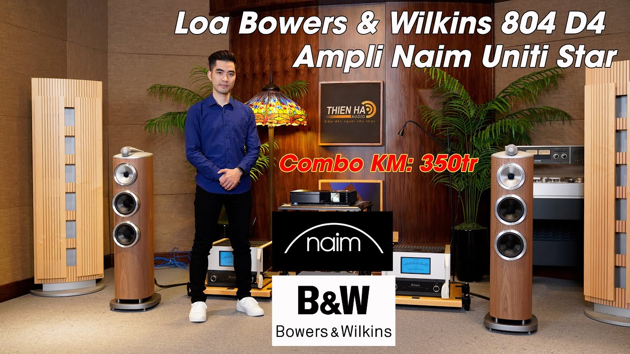 Loa Bowers & Wilkins 804 D4 Phối Ghép Ampli All-In-One Uniti Star - Đẳng Cấp - Combo KM: 350tr