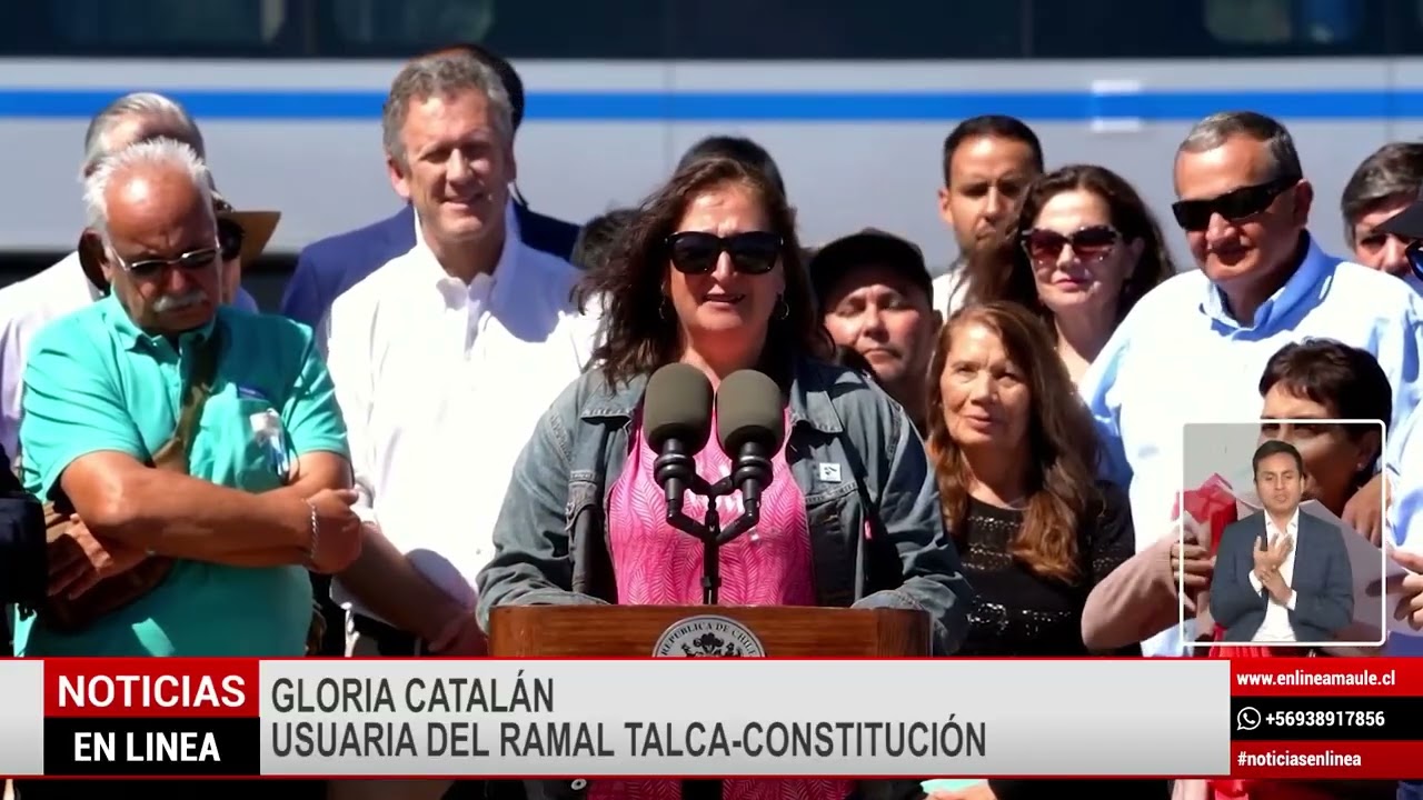 Presidente Boric dio el vamos a los recorridos del nuevo ramal Talca-Constitución