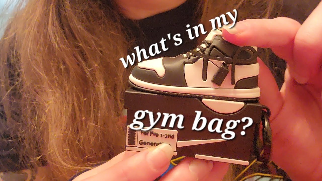 ASMR | What's in my Gym bag? | lots of different sounds | whispered