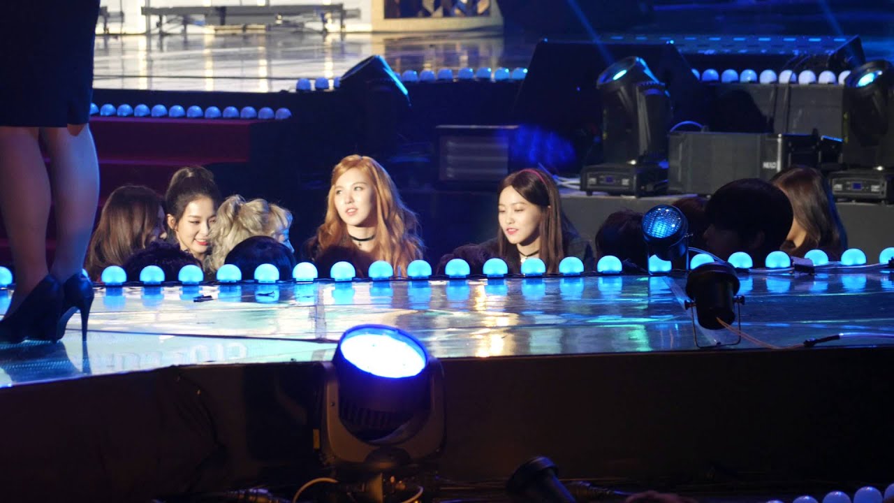 160217 가온차트뮤직어워즈 레드벨벳(Red Velvet) 대기석 직캠
