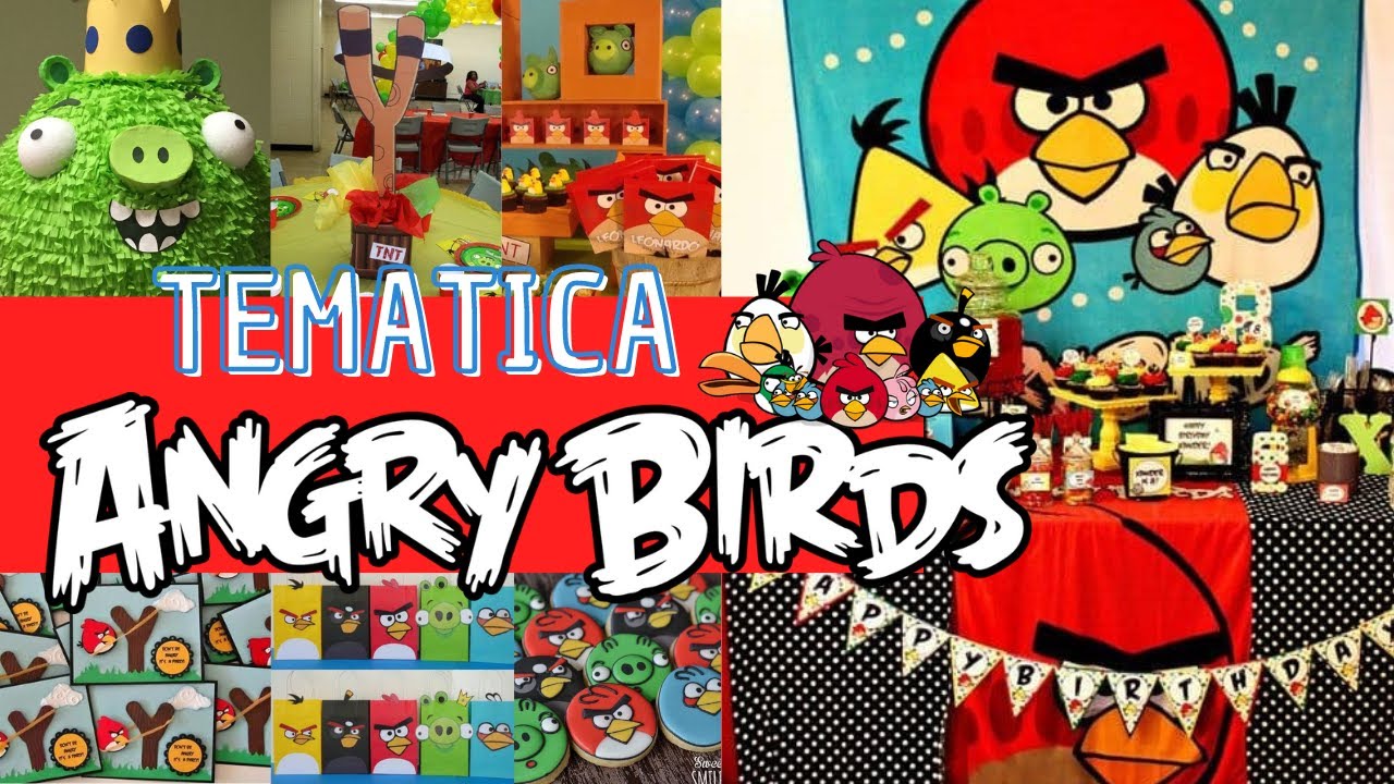 Angry birds//Fiesta temática//Ideas Decoraciónes