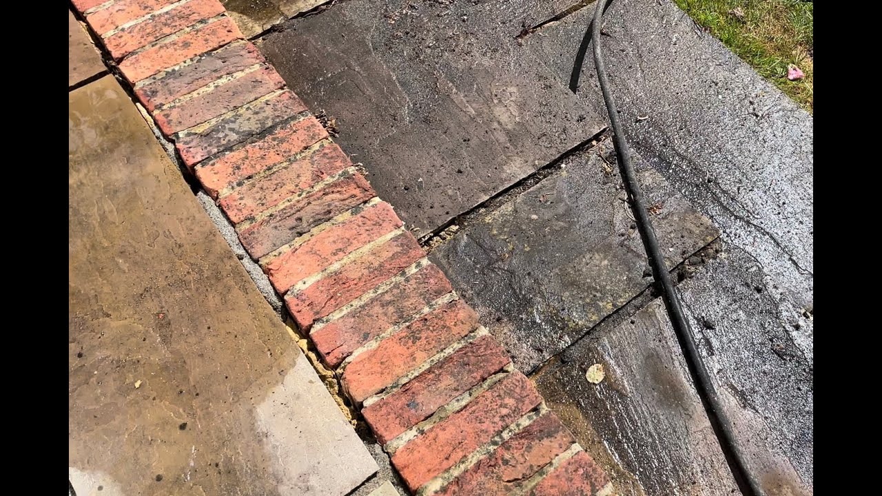 Patio Pressure Washing - Restored Like New
