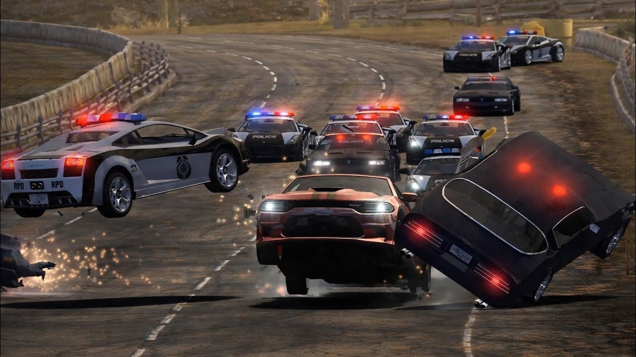 Need for Speed Most Wanted Dodge SRT vs Police