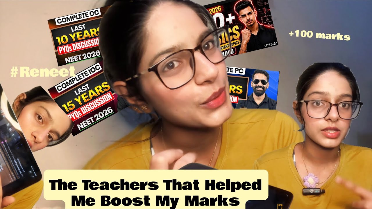 📈 How I Improved My RENEET Score Using These Teachers (+100 Marks)