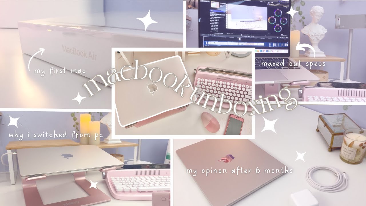 M2 macbook air unboxing | getting my first mac