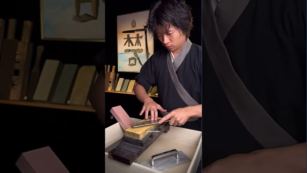 Making My Kitchen Knife Sharper Than New 