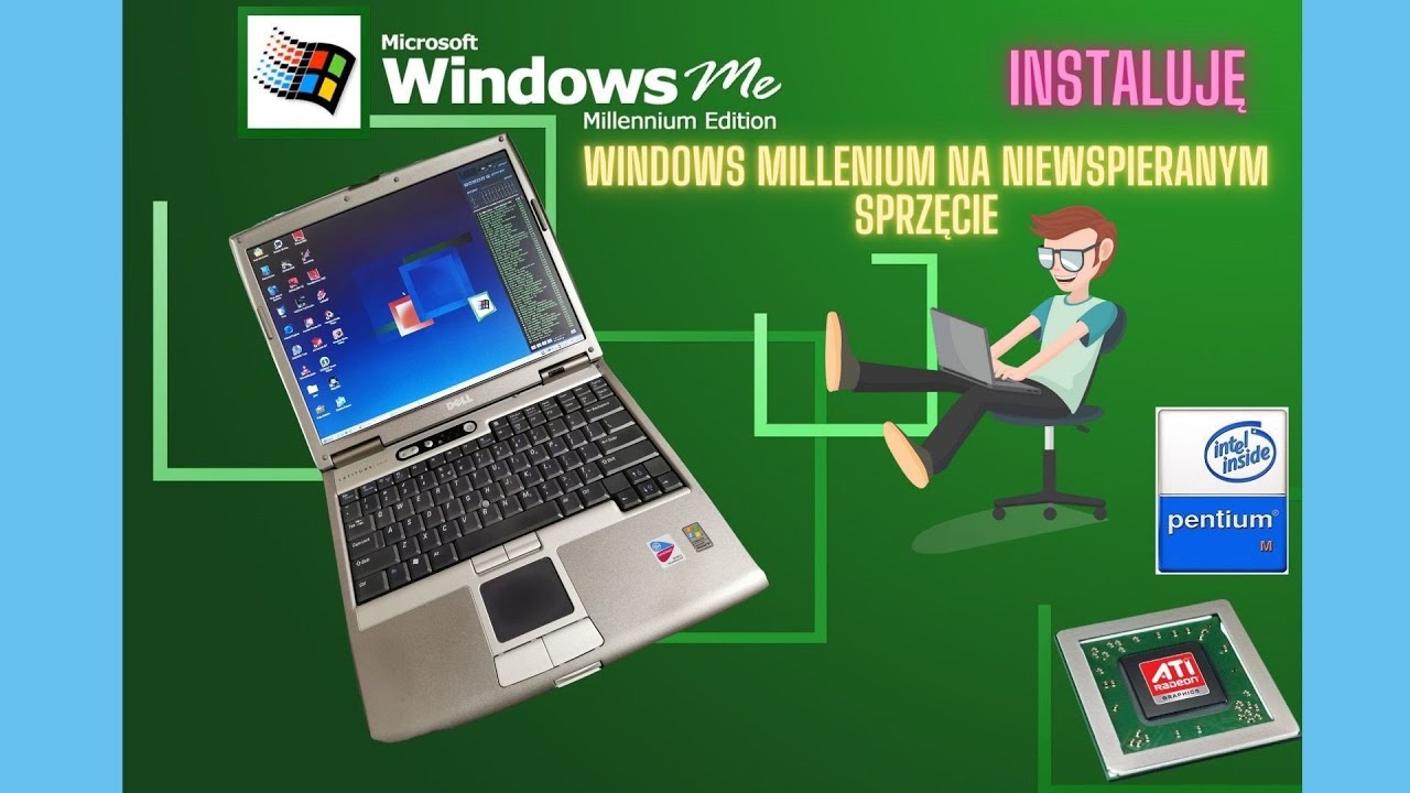 Instaluję Windows Millenium na niewspieranym sprzęcie.