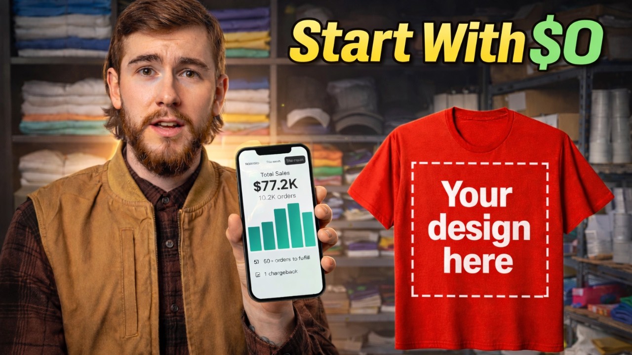 How To Start Print on Demand With $0 In 2026