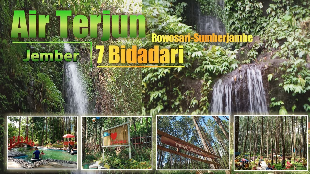 WISATA AIR TERJUN 7 BIDADARI ‼️| DESA ROWOSARI-SUMBERJAMBE|JEMBER JATIM #eksplor #airterjun7bidadari
