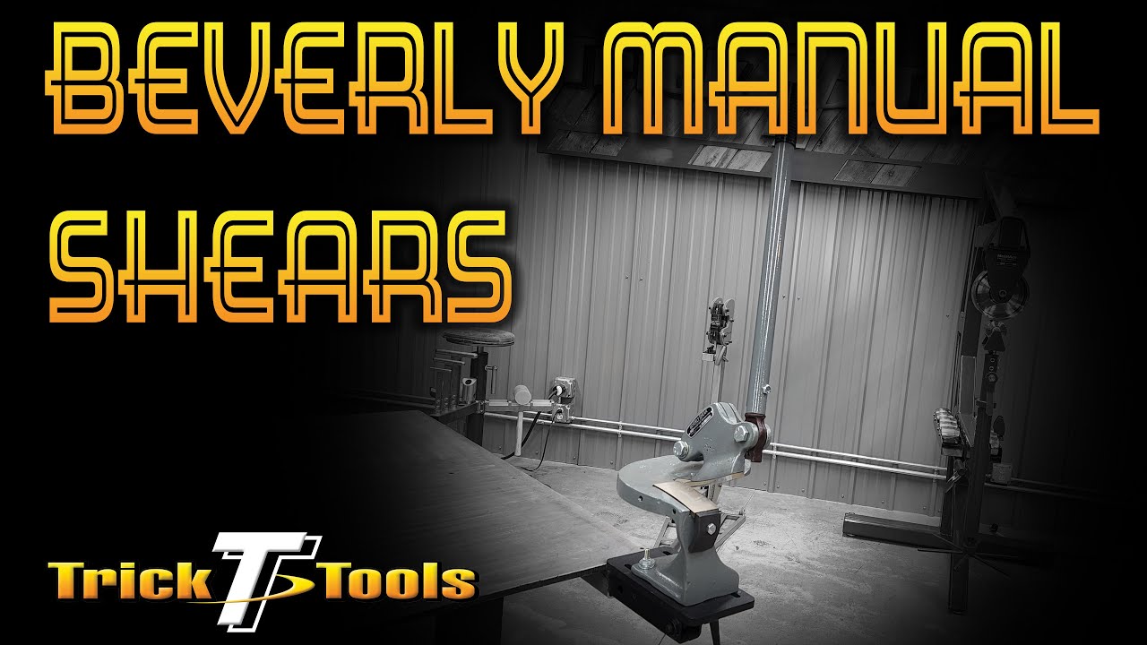 The Basics on Beverly Benchtop Manual Shears - Trick-Tools.com