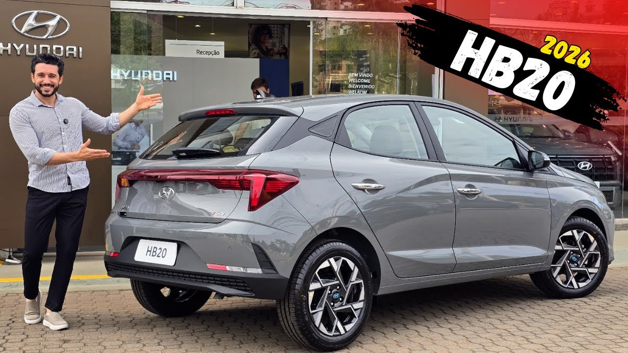HYUNDAI HB20 2026 agora com nova cor