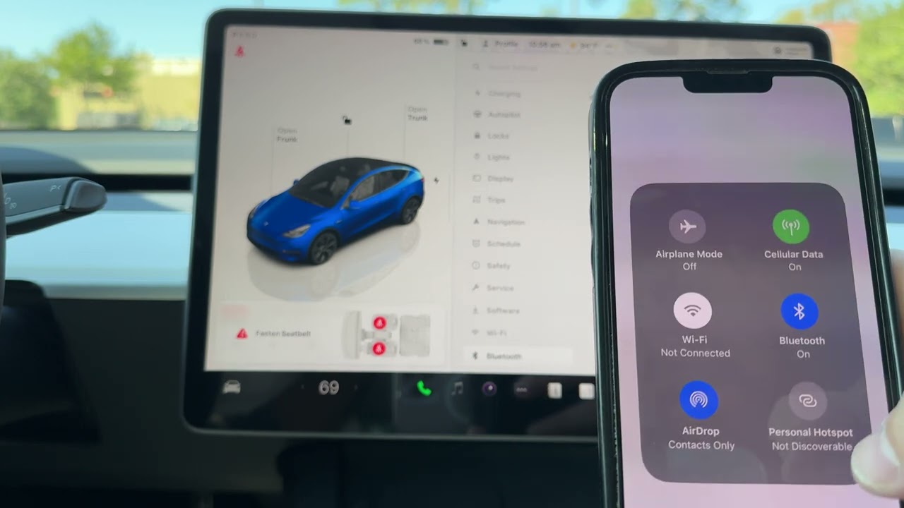 Как подключить iPhone к Tesla Model Y (легко)