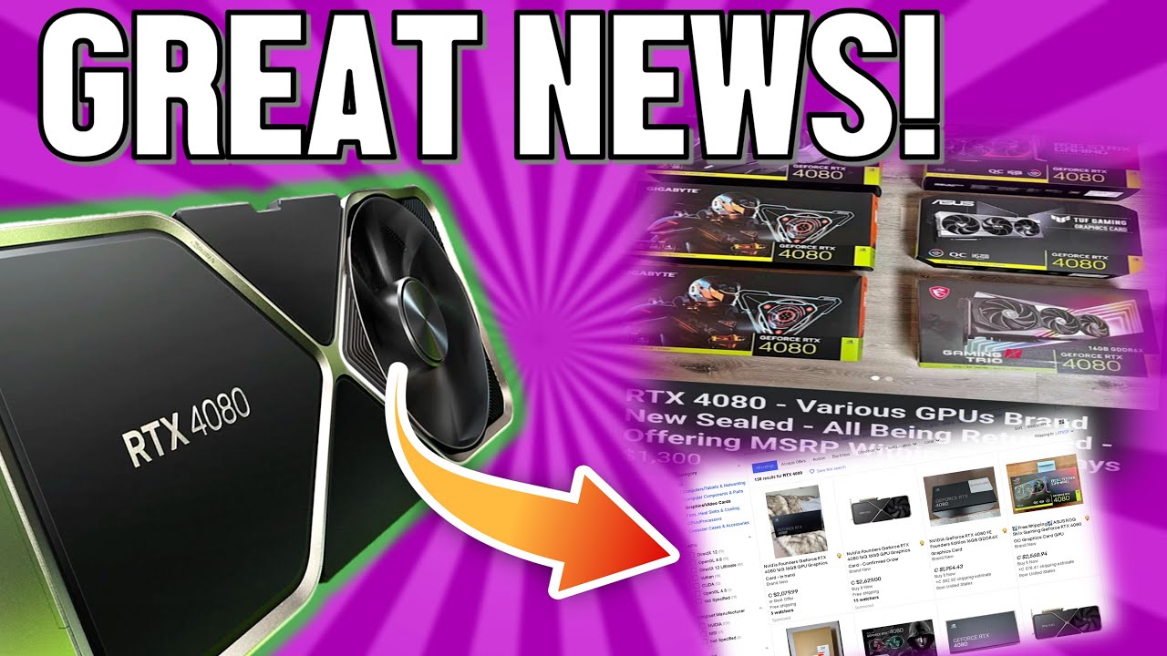You're Going to Love This - RTX 4080 Price Drop, Scalpers Get Screwed