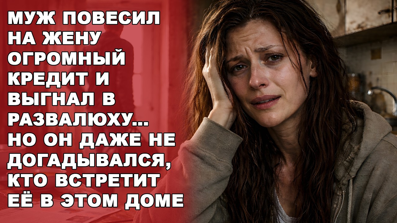Муж ПОВЕСИЛ на жену огромный КРЕДИТ и выгнал в развалюху… Но он не догадывался, кто её там ждёт