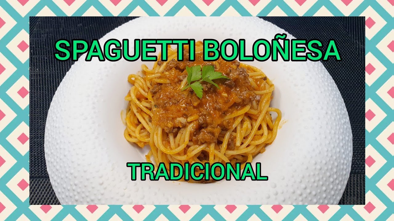 SPAGUETTI BOLOÑESA🍝 INCREÍBLE RESULTADO - FÁCIL Y RÁPIDO🍜