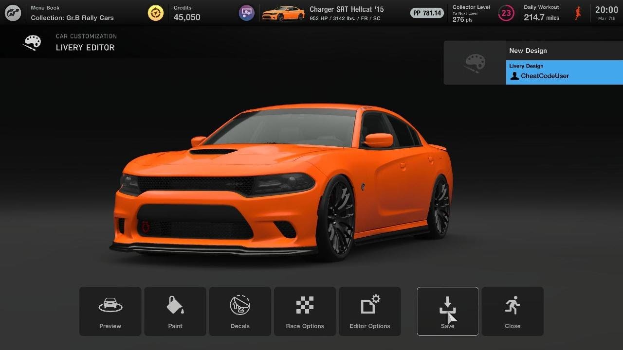Dodge Charger Hellcat Customization - Gran Turismo 7 (PS5 Gameplay)