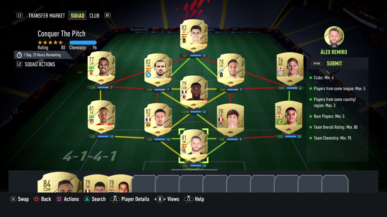 New Conquer The Pitch SBC!!