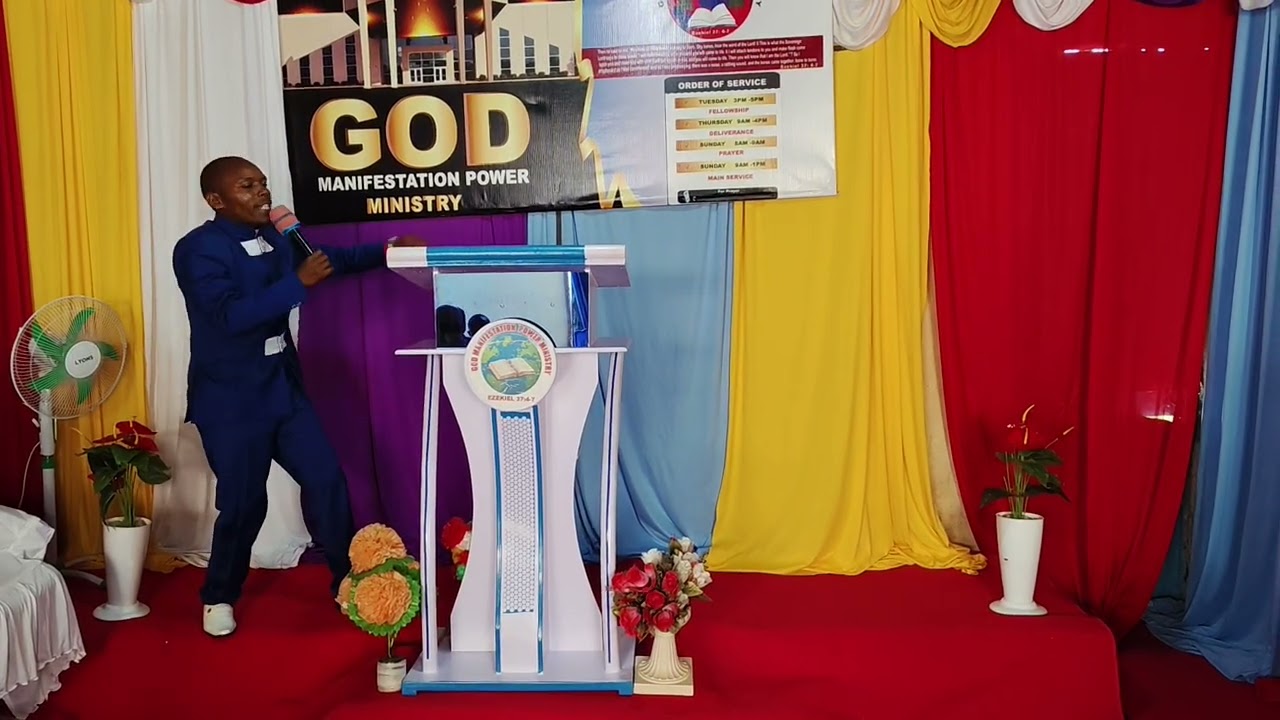 SUNDAY SERVICE GOD MANIFESTATION POWER MINISTRY: KUWEKA TUMAINI LETU YOTE KWA MUNGU ALIYE HAI