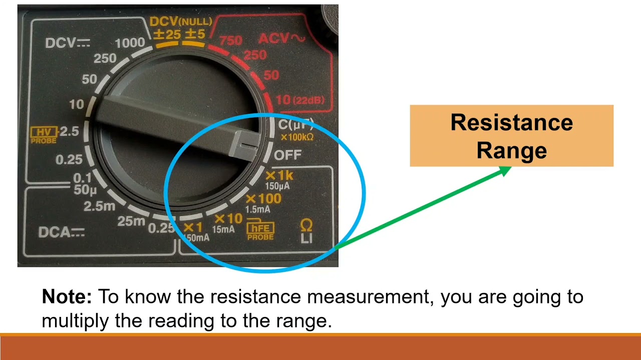 Understanding Resistance Scale (Resistance Measurement Tagalog)