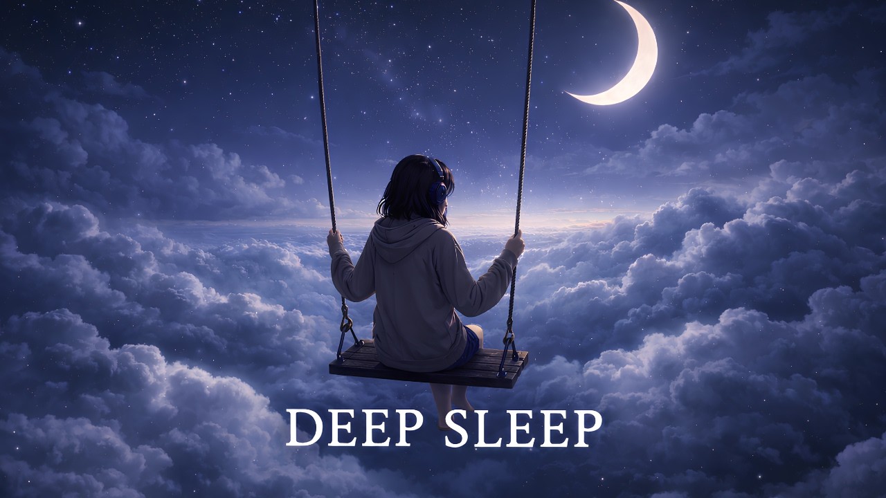 Deep Sleep Music 🌙 3 Hours of Calm Cloud Night Ambience