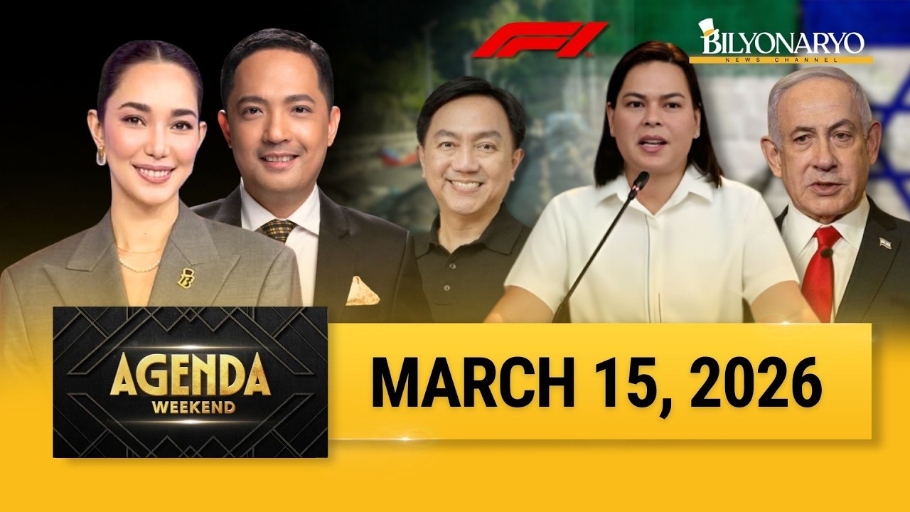 Agenda Weekend | March 15, 2026