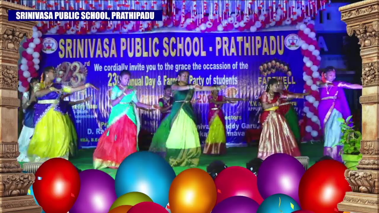 ఓ ముత్యాల రెమ్మ || 9th Girls || Annual & Farewell Day celebration || SRINIVASA SCHOOL, PRATHIPADU