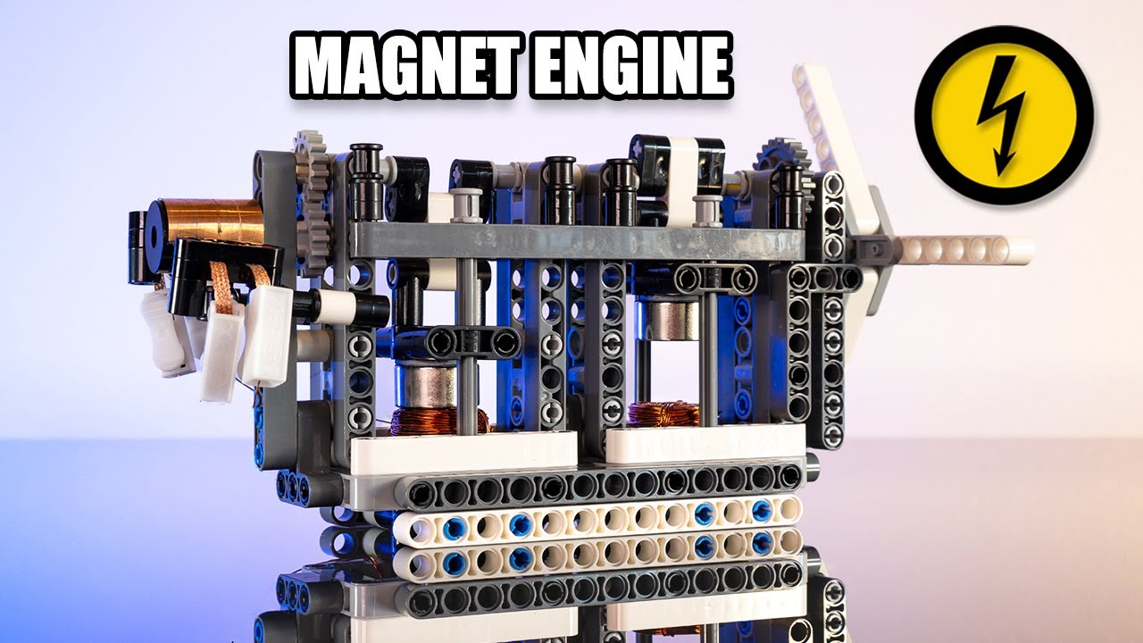 Lego Piston Power: создание ЭЛЕКТРОМАГНИТНЫХ двигателей!