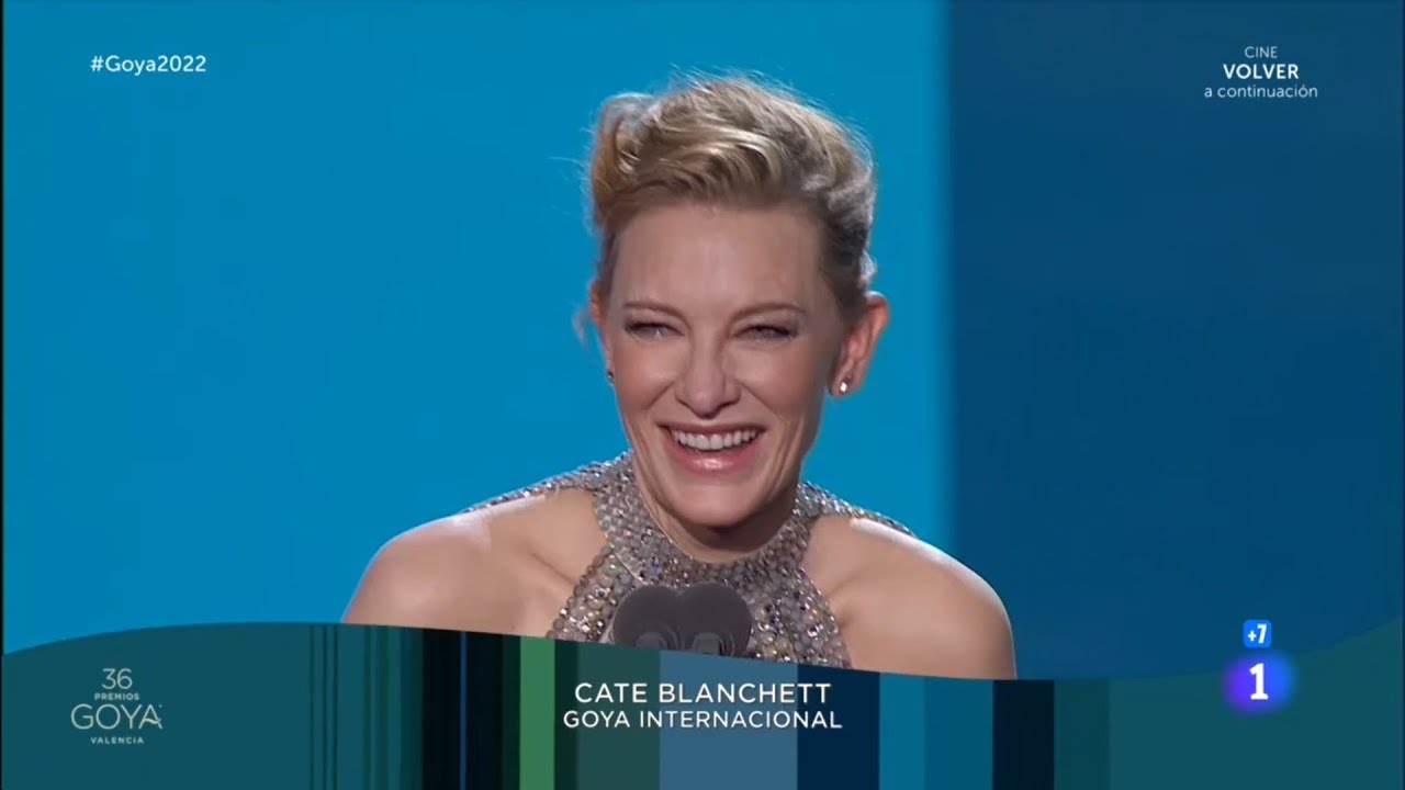 Cate Blanchett International Goya Award - English Subtitle