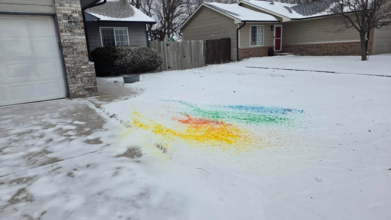 Rainbow Snow - January 2026 ❄️ 🌈 