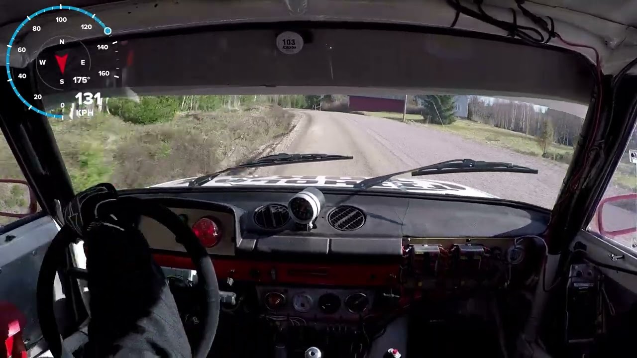 Kaks isoa kuoppaa tuhoaa etujousituksen. Imatra ralli 2024 EK6
