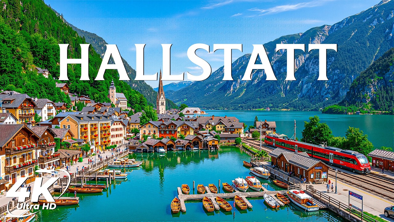 Hallstatt 4K 🇦🇹 | Fairytale Lake Village in the Austrian Alps