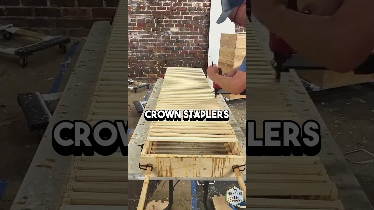 How Frame Assembly Jigs Work #beekeeping