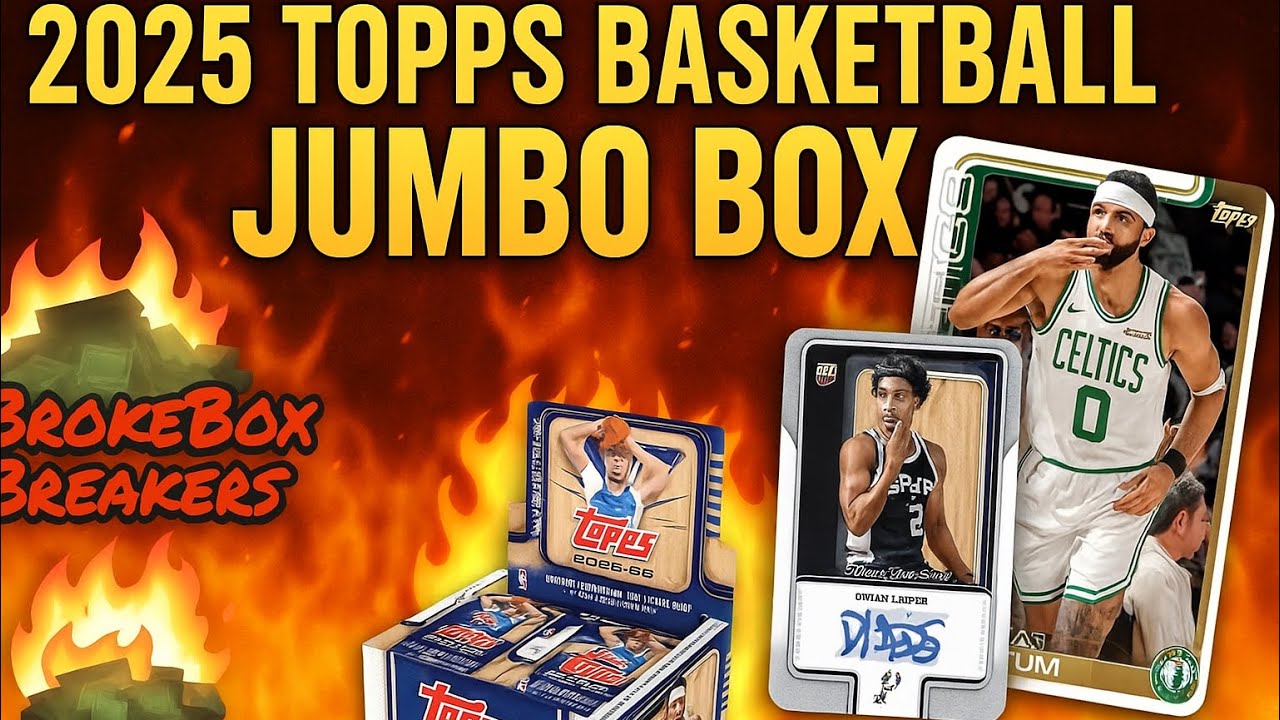 Невероятный новый баскетбольный мяч Topps!! ✨💥 2025 Topps NBA 🏀 Jumbo Hobby Box — обзор